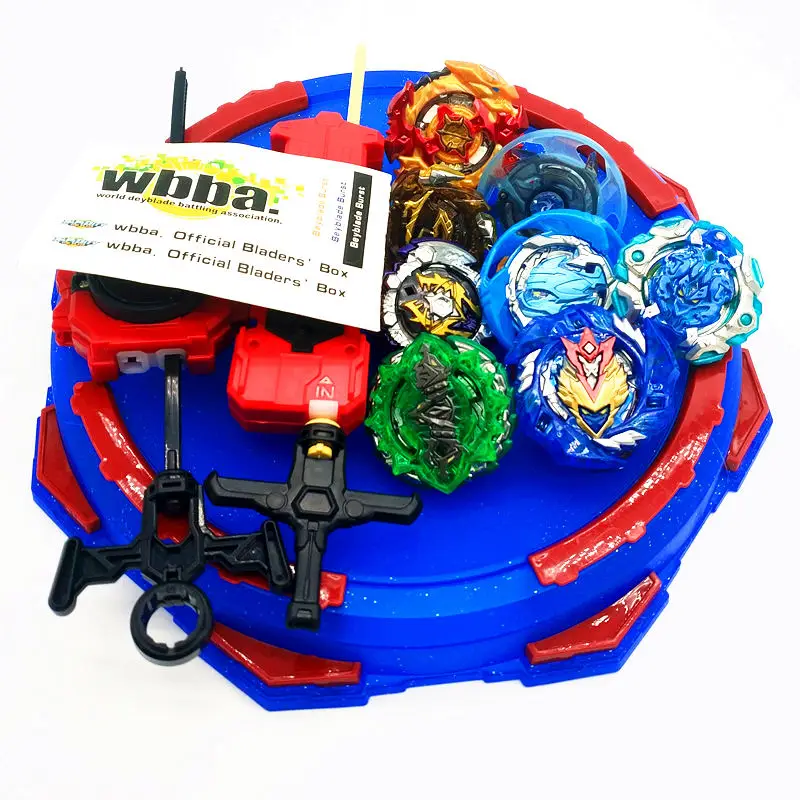 Beyblade Burst игрушки с пусковым устройством стартер и арена игрушка Металл Fusion Бог спиннинг Топ bayblade Blade лезвия игрушки - Цвет: 8pcsArena006
