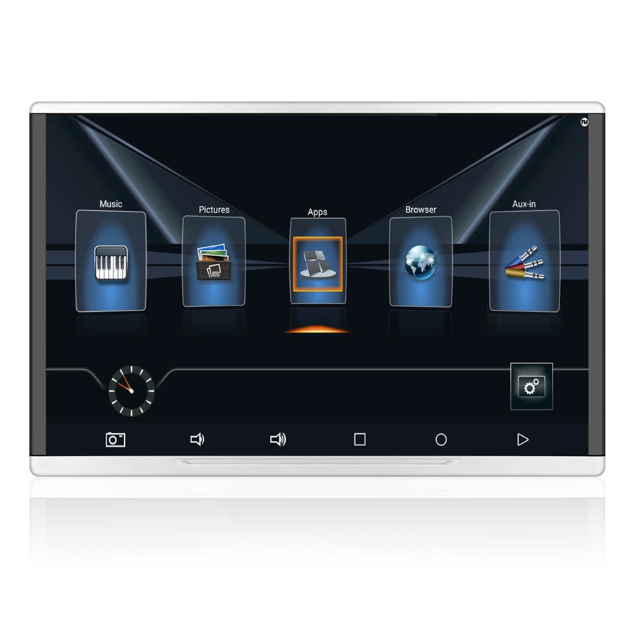 11," HD Android7.1 Восьмиядерный 1,5 ГГц wifi FM подголовник Автомобильный внедорожник заднего сиденья мониторы 1920*1080 1 шт