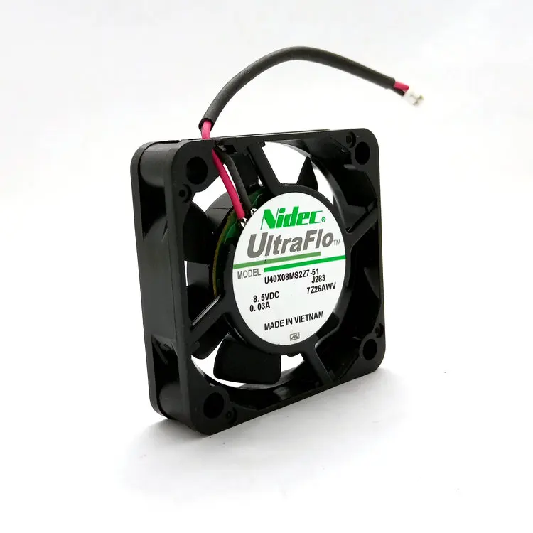 Новый оригинальный бесшумный охлаждающий вентилятор Nidec U40X08MS2Z7-51 4 см pct 40x40x10 мм 8 5