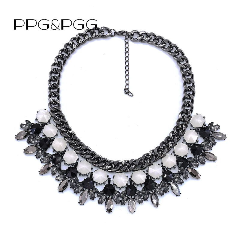 PPG& PGG Новое Z модное массивное ожерелье-чокер на цепочке для женщин BIJOUX