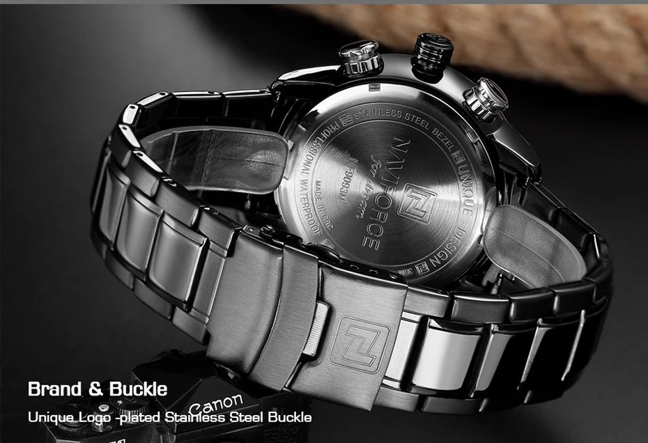 NAVIFORCE 9093 роскошные мужские спортивные часы Chrono, брендовые военные водонепроницаемые электронные наручные часы с подсветкой, мужские часы с секундомером