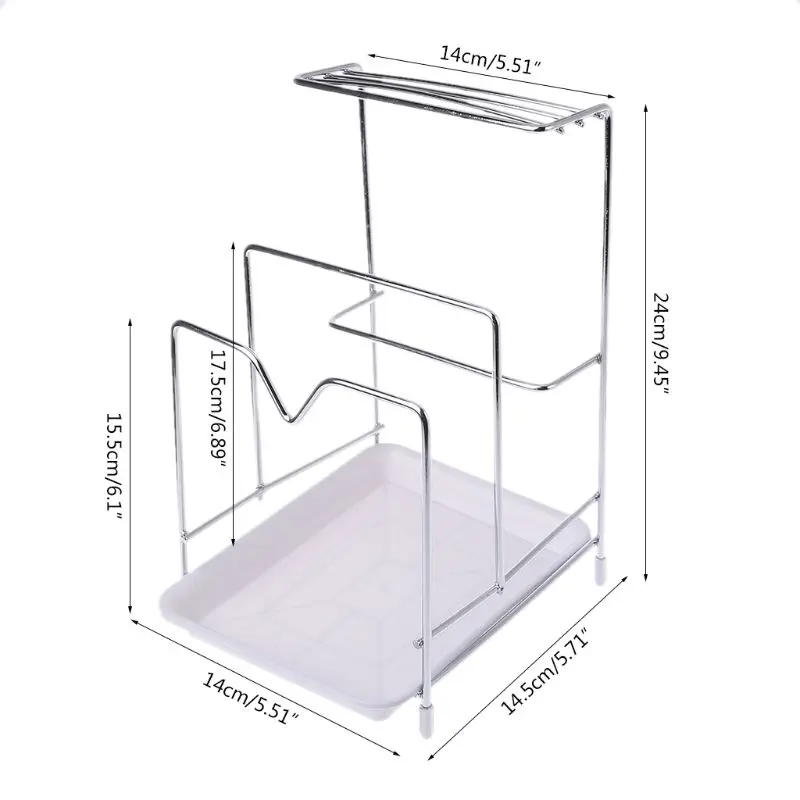 Нержавеющая сталь на полку кухонного шкафа держатель разделочной доски кастрюля