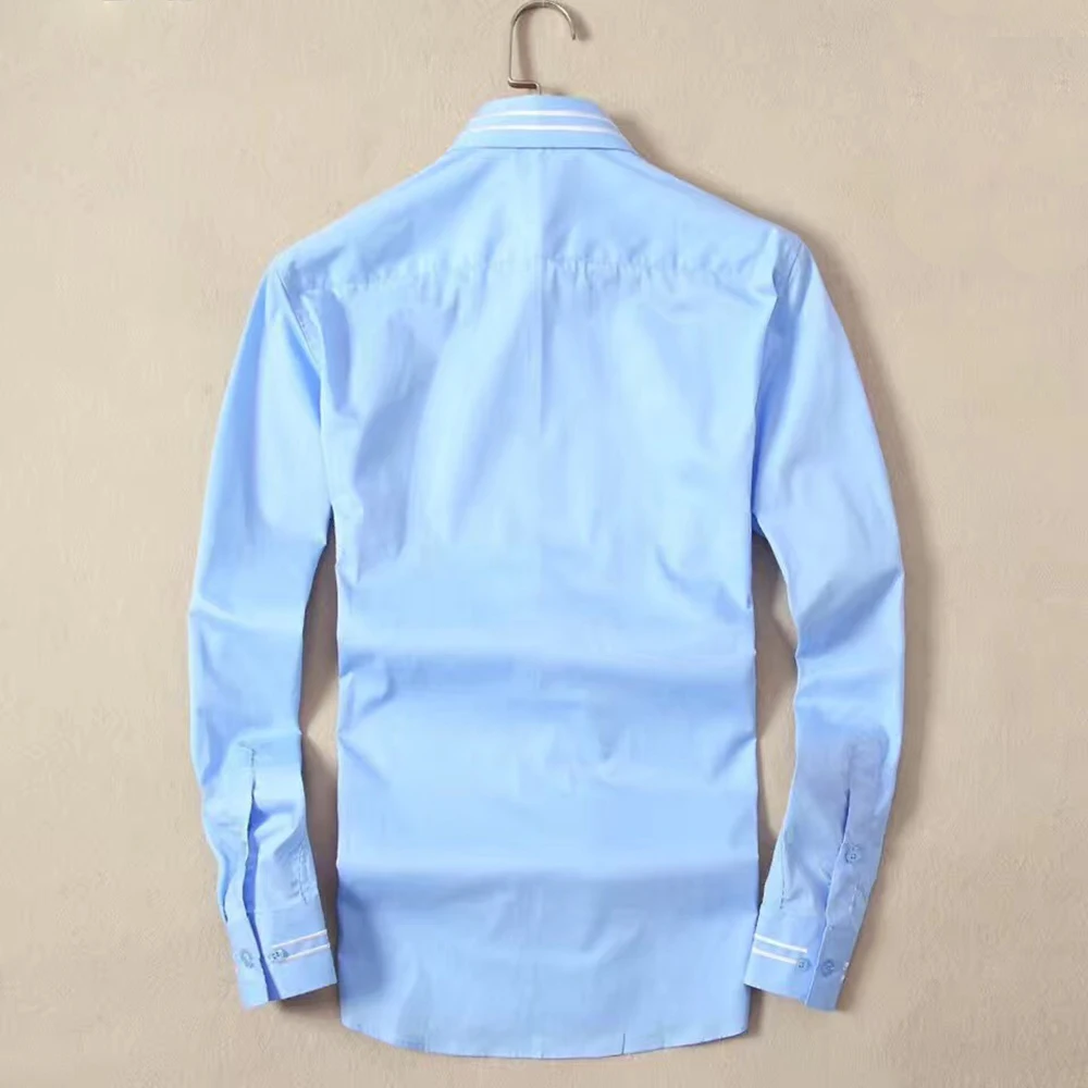 

DUYOU brand Men 100% cotton shirt men Long Sleeve Shirt Men Formal Dress Shirt Male Fashion Slim Fit Casual Shirt Men DY2115