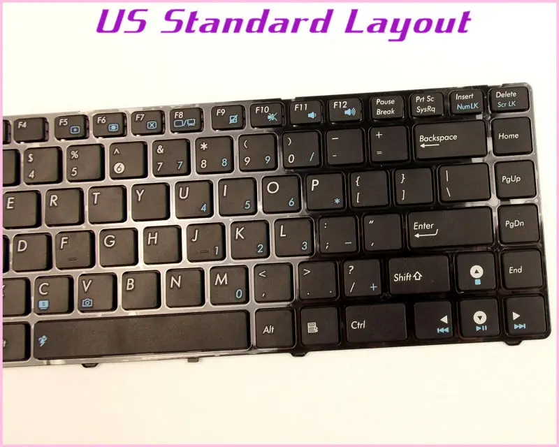 Новая клавиатура для ASUS K43 K43BR K43BY K43TA K43TK K43U K42 K42J A42J K42F UL80VT ноутбук с черной