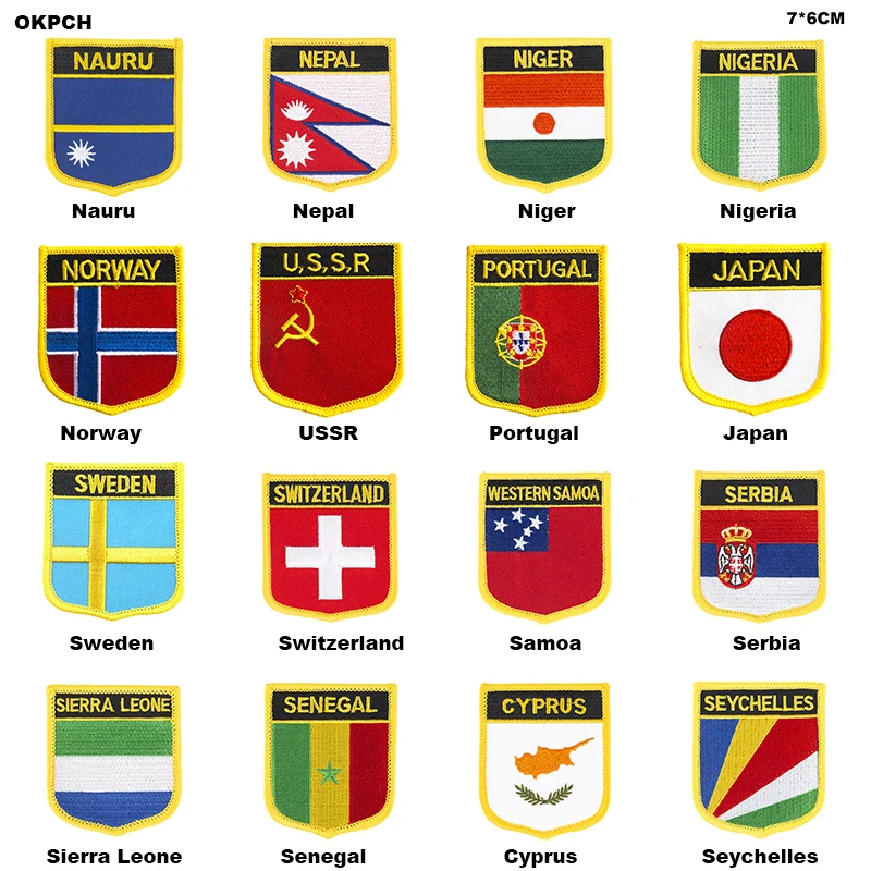 On Country Flag Badge Backpack Flag Badges