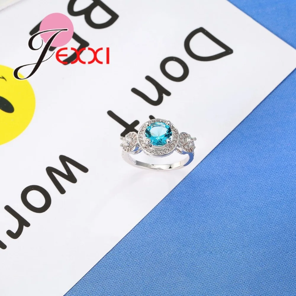 Charm Women Cubic Zirconia Rings For Wedding Engagement Jewelry Accessory 925 Sterling Silver Anniversary Anillos Bague | Украшения и