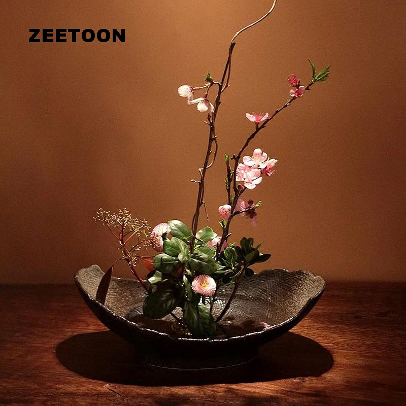 Элегантная винтажная ваза Ikebana в японском стиле Zen цветочный Декор для дома