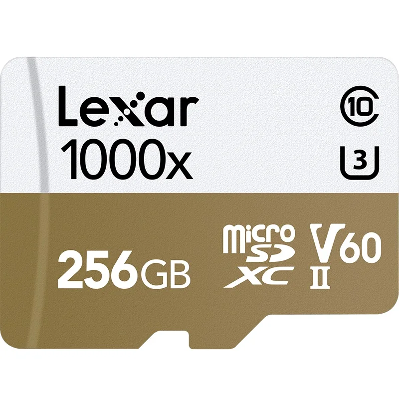 LKS-TF1000X-256G Lexar 1000x Micro SD, 10, 32 ГБ, 64 ГБ, 256 ГБ, micro SDHC, карта памяти tf, карта UHS, Дрон - Capacity: LKS-TF1000X-256G
