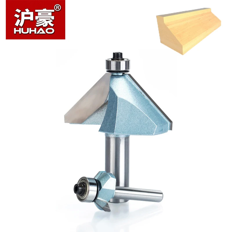 HUHAO 1 шт. 1/2 "1/4" хвостовик фаска резак промышленного класса фрезы для древесины