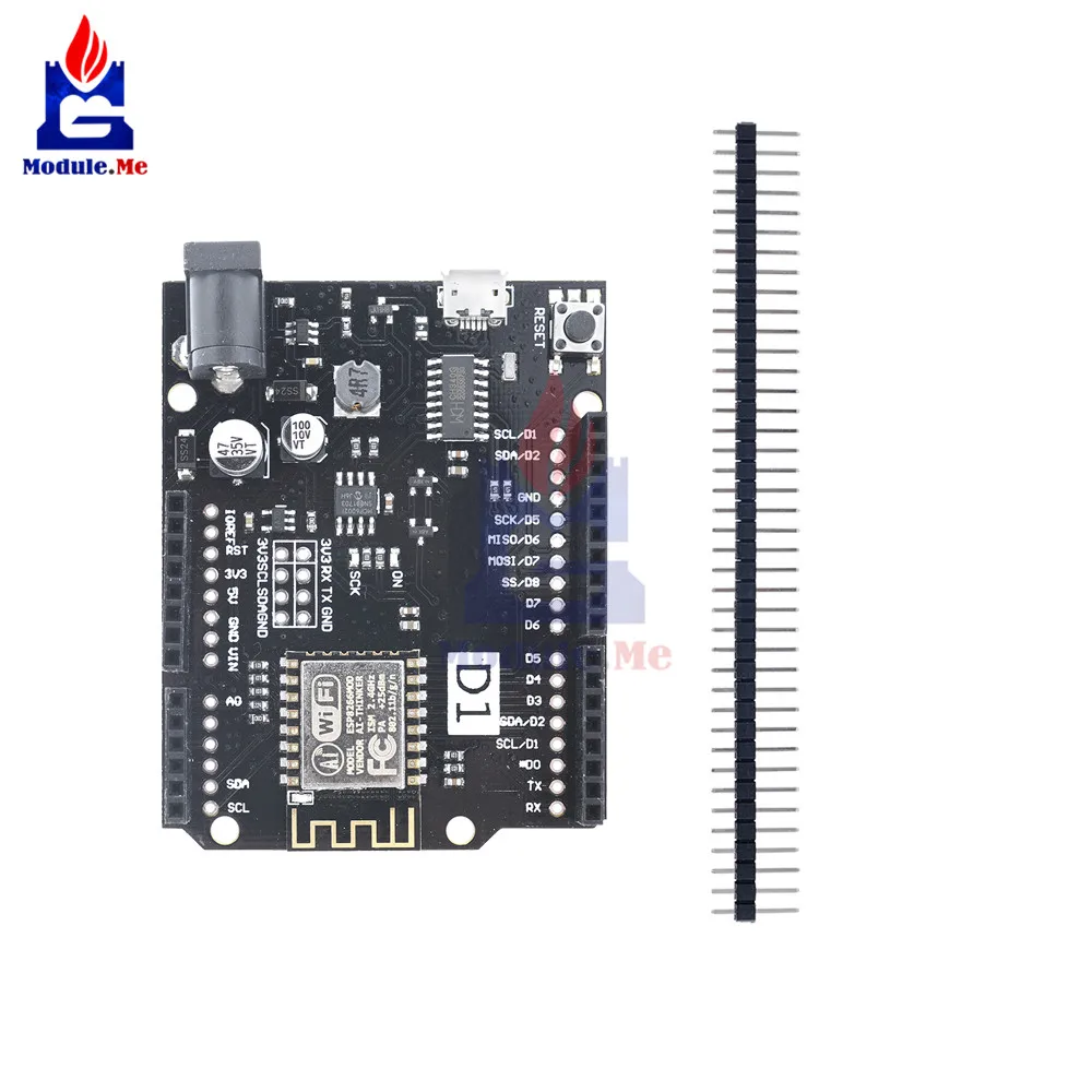 Модуль Wi-Fi WeMos D1 R2 на основе беспроводного расширения ESP8266 для платы разработки