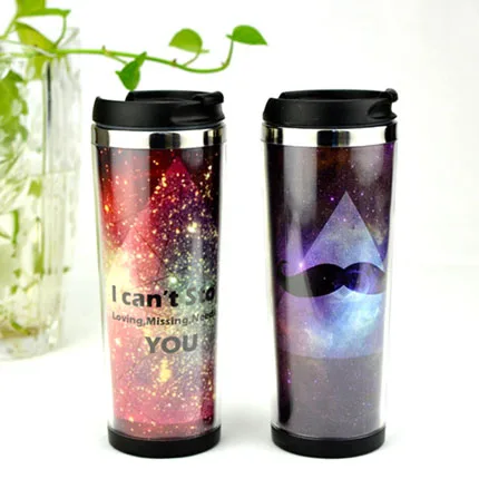 free shiping Eiffel Tower travel mug adversing easy for DIY without any leak coffee can with your logo | Дом и сад