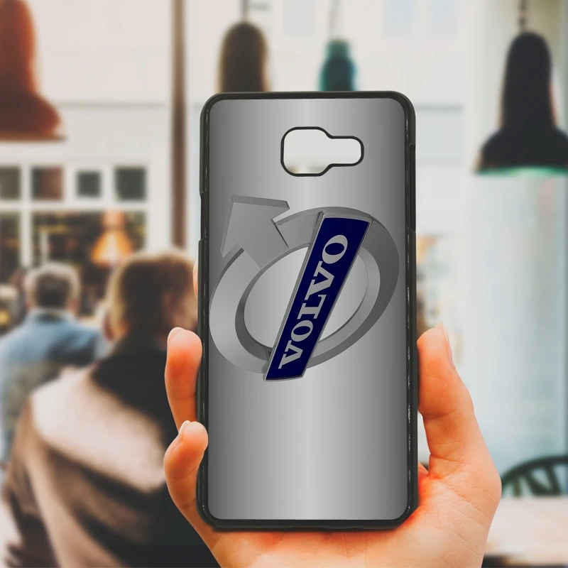 С эмблемой автомобиля Volvo чехлы для телефонов Жесткий Пластик чехол Samsung Galaxy S8 S9