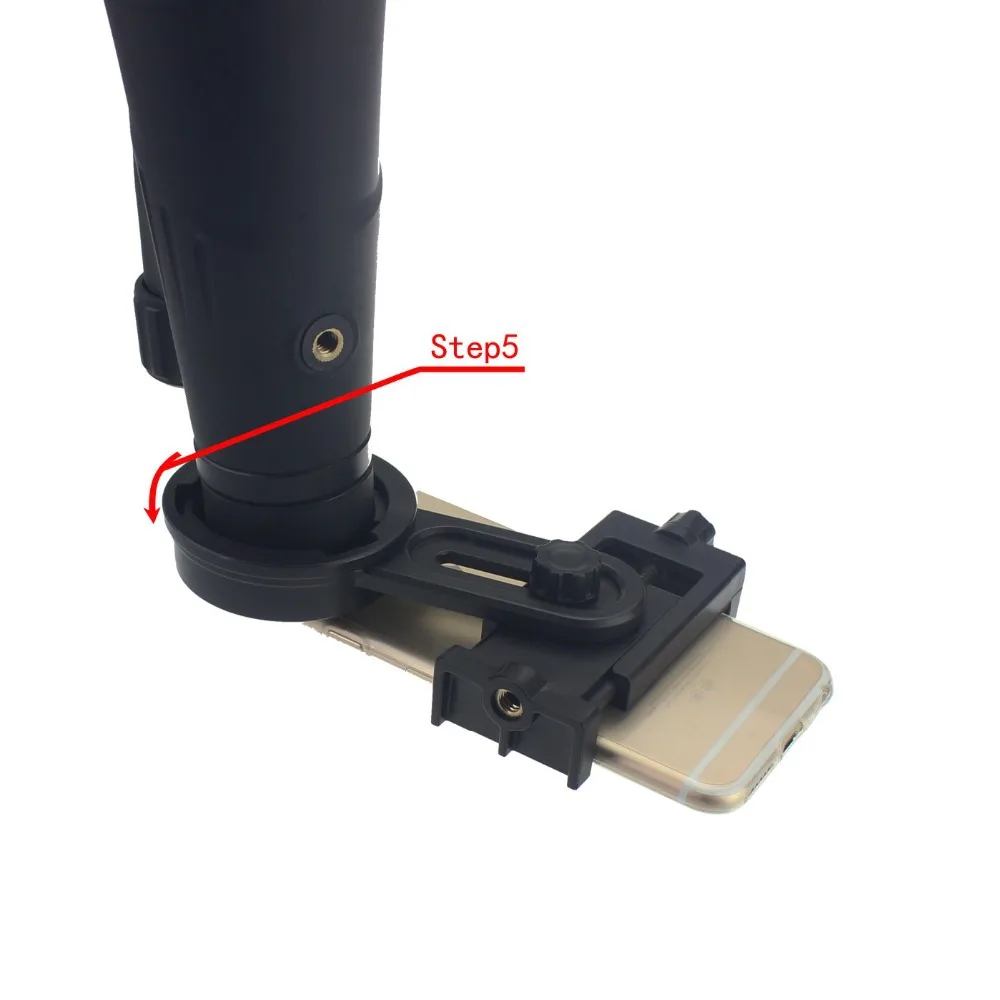 

Smartphone Capturer for Iphone Android and Windows Telescope adapter Compatible with Binocular Monocular Spotting Scopes