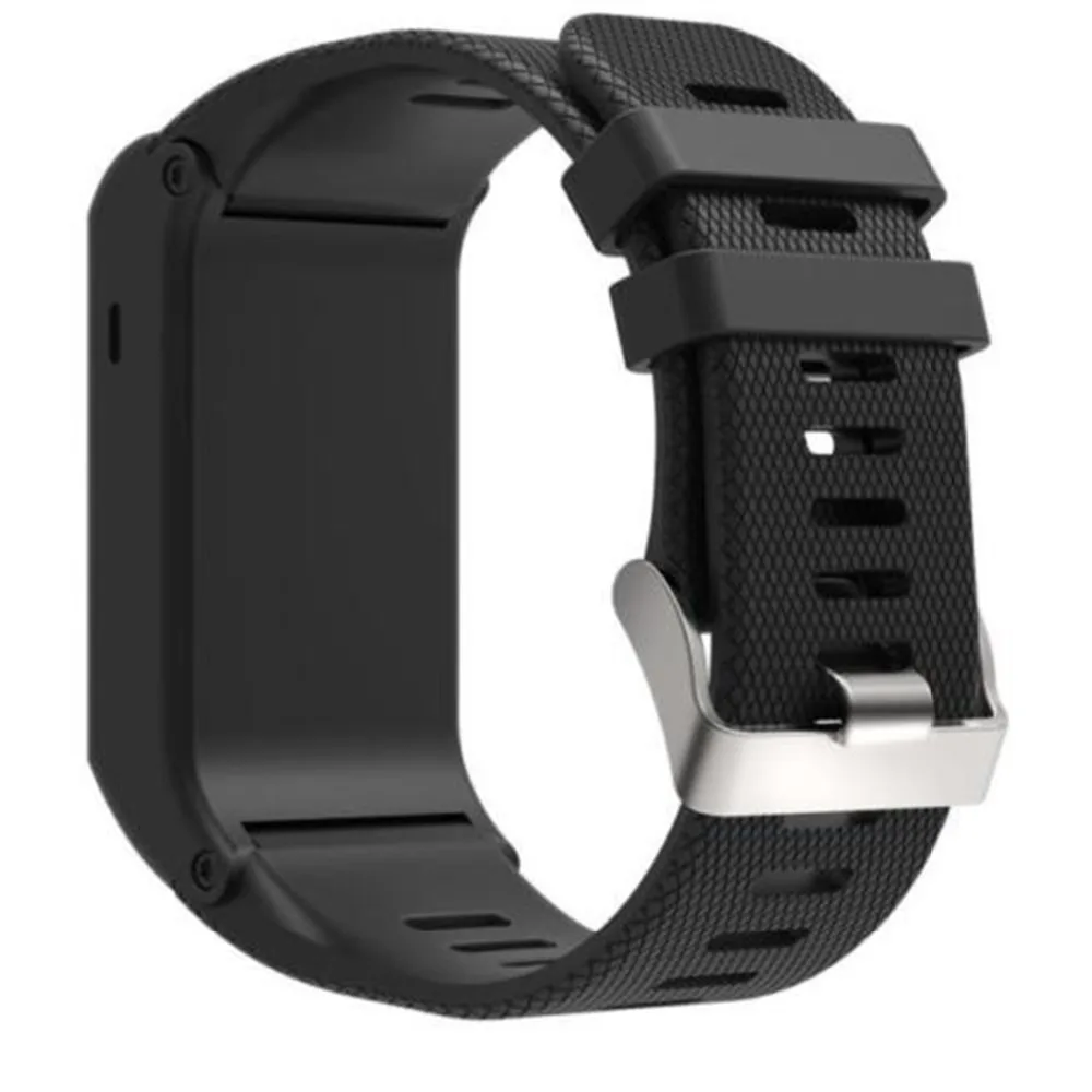 Спортивный силиконовый ремешок для часов Garmin Vivoactive HR сменный мягкий 20 см |