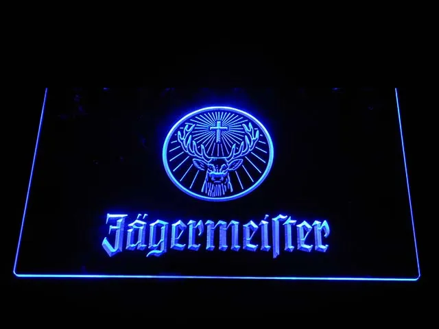 A288 Jagermeister светодиодный неоновый знак с головой оленя|Таблички и знаки| |