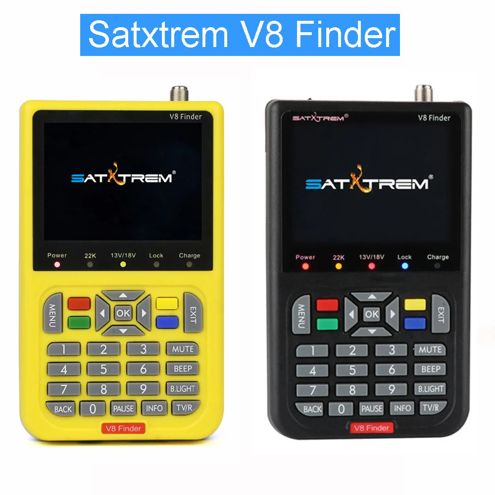 SATXTREM V8 Finder DVB S2 Высокое разрешение Satellite MPEG 4 спутниковое метр полный 1080 P FTA СБ finder 3