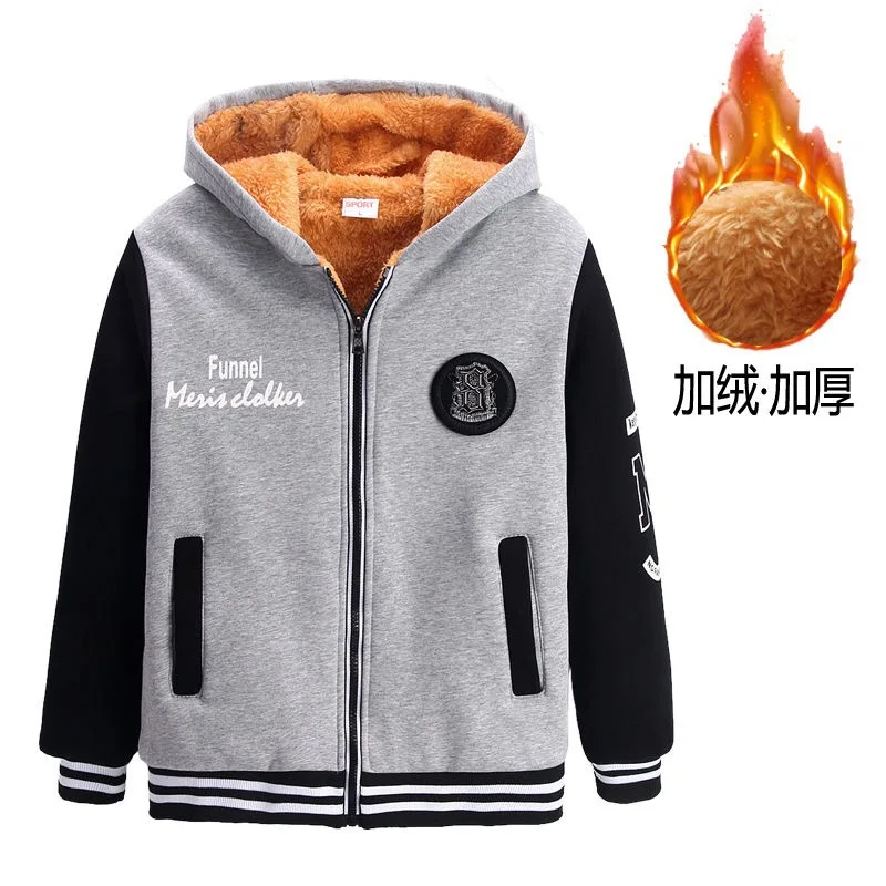 Boys coats &amp Jacket kids Zipper jackets thick Winter jacket high quality Boy Coat clothes boys sport |