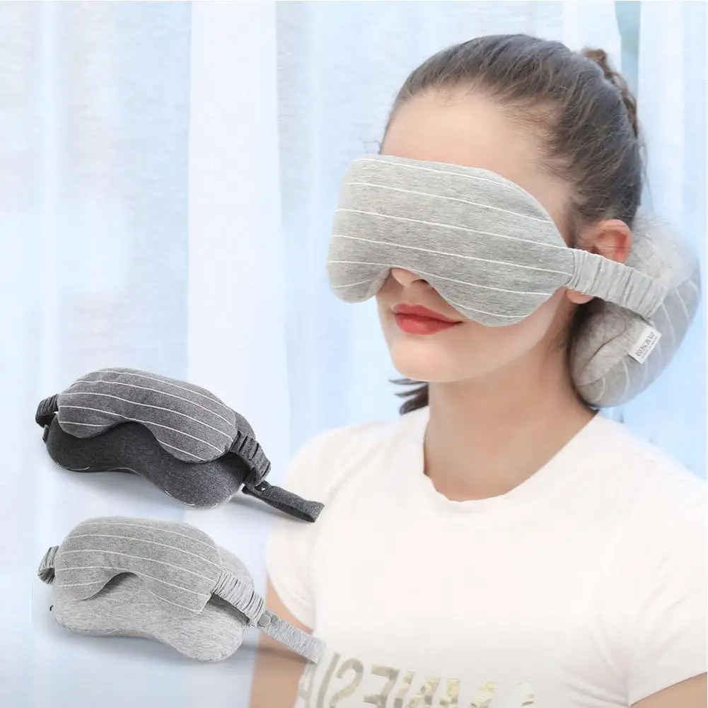 Adeeing Multi-Function Portable Neck Pillow & Eye Mask with Handle for Business Travel | Дом и сад