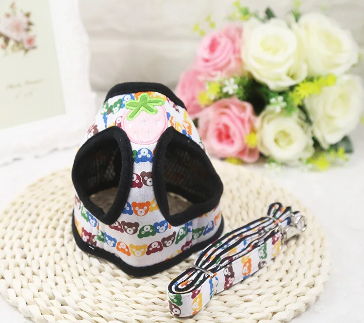 Комфорт мягкой дышащей Регулируемый собаки жгут ПЭТ Жилет Веревка Собака