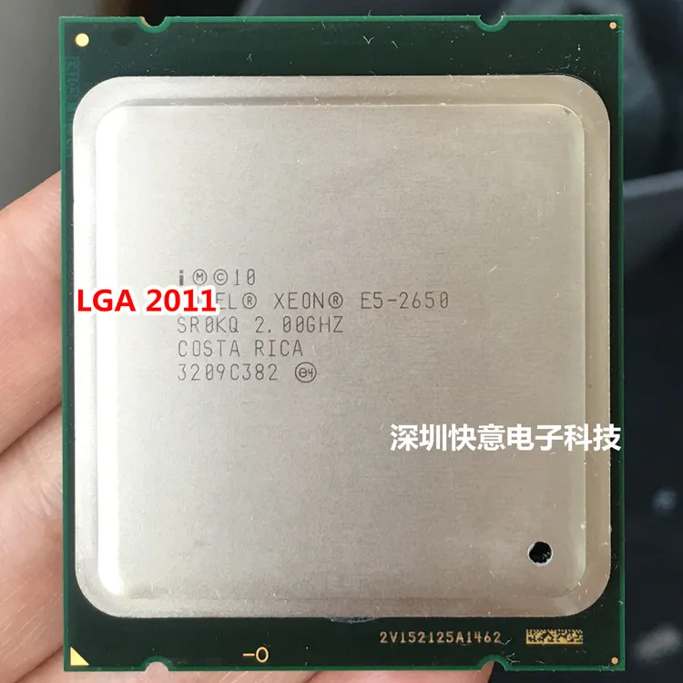 INTEL XEON E5-2650 SR0KQ C2 Процессор 8 CORE 2,0 GHz 20 м 8GT/s 95 Вт Процессор E5 2650 работает