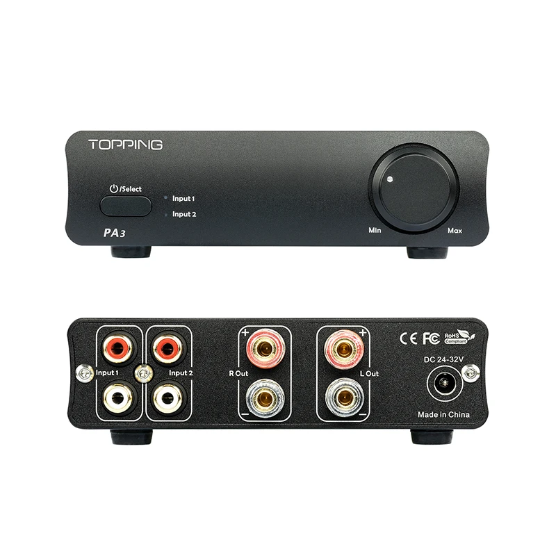 Настольный Hi-Fi аудио цифровой усилитель TOPPING PA3 TDA7498E 80 Вт * 2 | Электроника