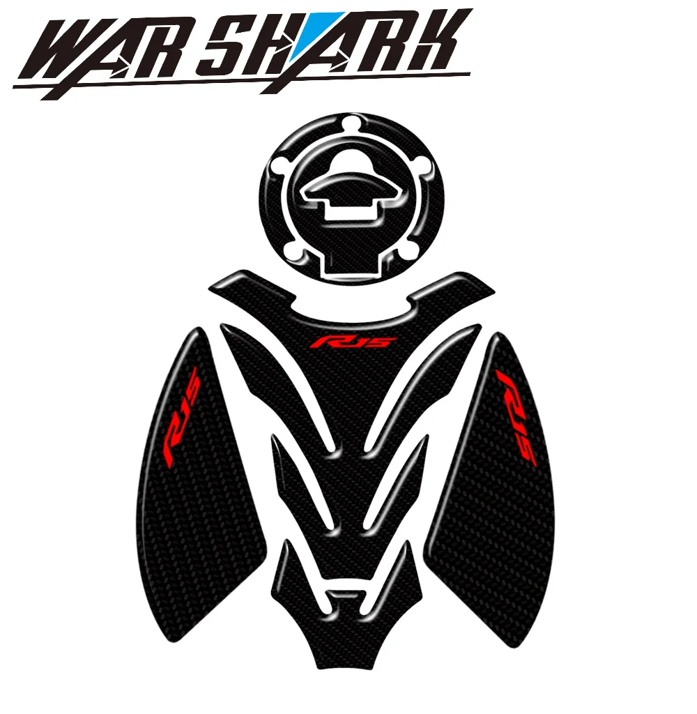 3D наклейки для мотоцикла Yamaha YZF R15 R 15 2013-16 аквариума из натурального углеродного