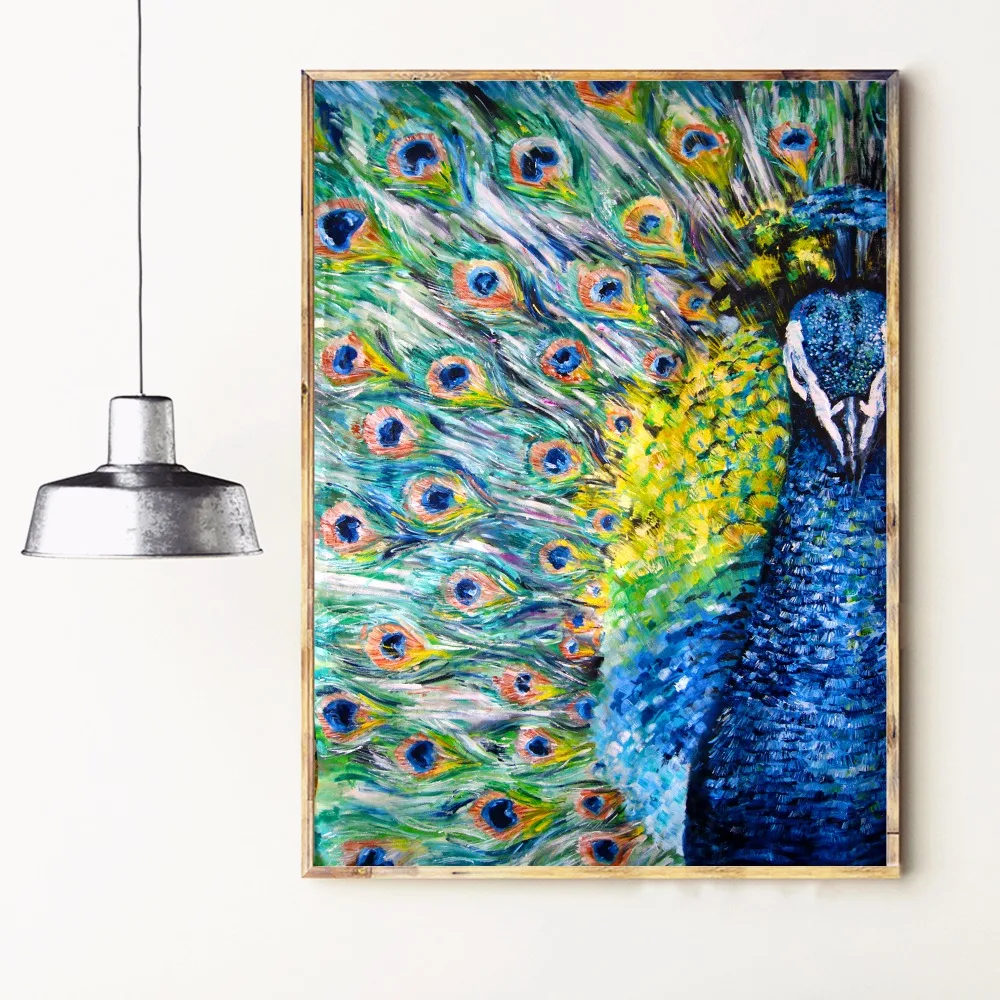 Картина-постер на холсте с акварелью без рамки | Дом и сад