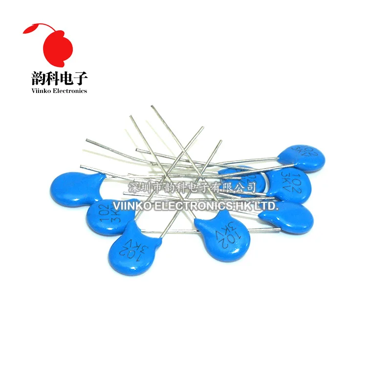 20pcs High voltage Ceramic Capacitor 3KV 5PF 10PF 15PF 20PF 22PF 27PF 30PF 47PF 56PF 100PF 220PF 1NF 2.2NF 3.3NF 4.7NF 10NF | Электронные