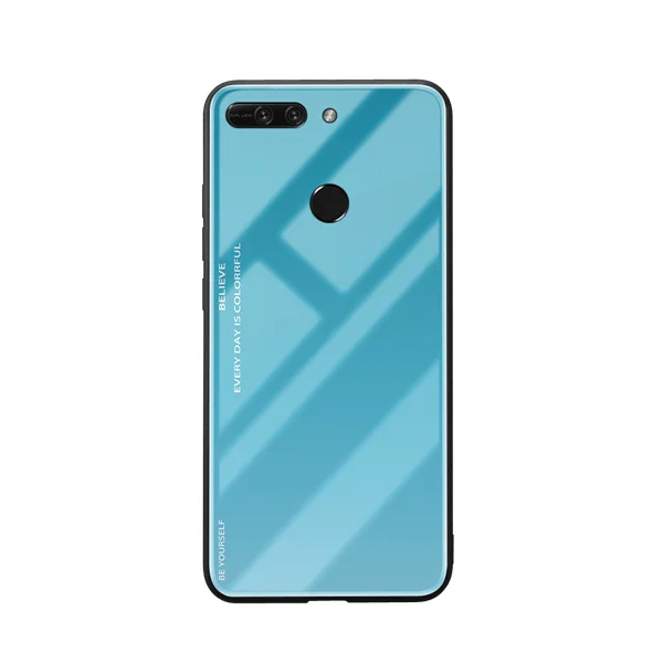 T4995 Градиентный чехол из закаленного стекла для Huawei Honor 10 9 8 lite 8X 8C 9i 10i V8 V9 V10 V20 бледный magic2 новые цветные Чехлы для телефона - Цвет: T4995