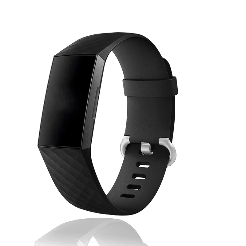 Ремешок силиконовый для смарт-часов Fitbit Charge 3 13 цветов | Электроника