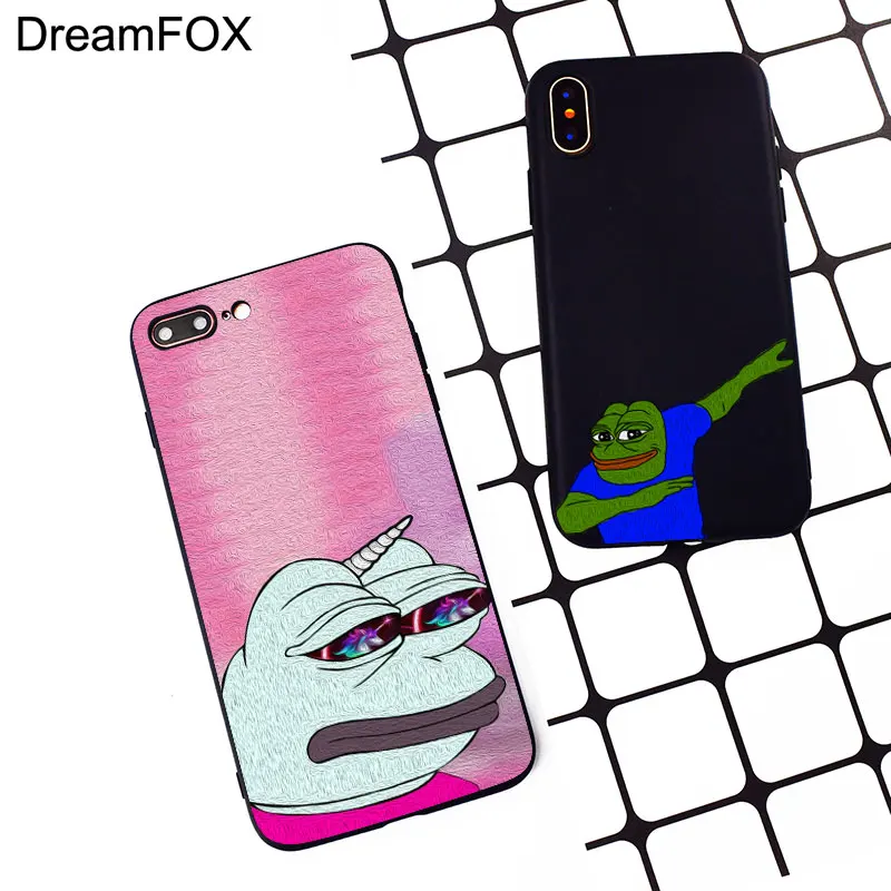M276 Pepe Memes Sad Frog Черный Мягкий ТПУ силиконовый чехол для Apple iPhone 11 Pro XR XS Max X 8 7 6 6S Plus 5 5S