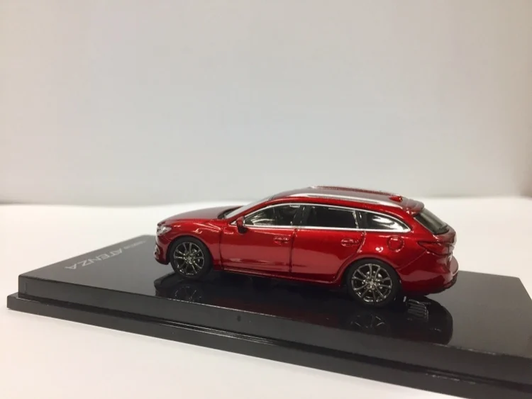 Прекрасное издание 1/64 специальный литой металл Mazda Atz универсал Настольный дисплей Коллекция Модель игрушки для детей