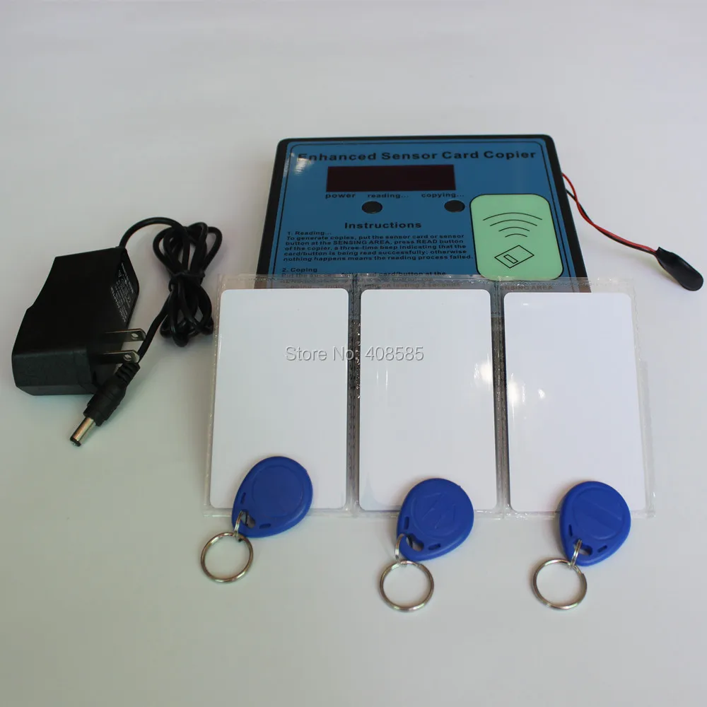 Улучшенный сенсор 125 135 кГц Считыватель Карт RFID ID EM с 3 клавишами и картами для