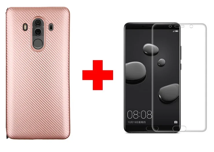 Чехол для телефона Huawei Коврики 9 10 Pro ТПУ чехол мягкий чехол и полный охват Экран протектор для Коврики 9 10 Pro закаленное Стекло - Цвет: 2