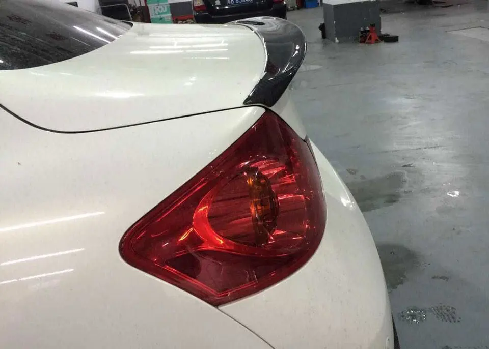 Углеродное волокно задний багажник спойлер крыло для Infiniti G25 G35 G37 4 двери 2006-2013 стайлинга автомобилей