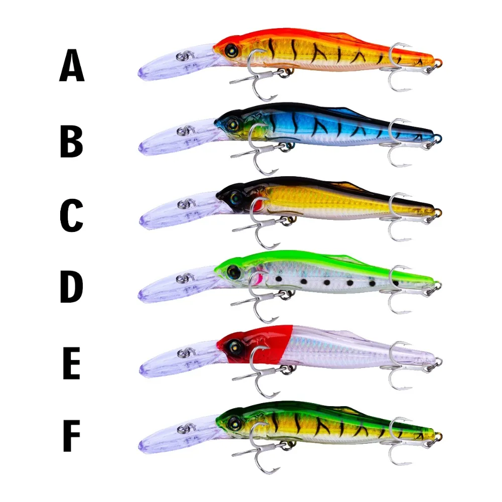 Рыболовные приманки для моря Trolling Wobbler Minnow 16 5 см 25 г 1 2 3 6 м шт Большой пластик баса