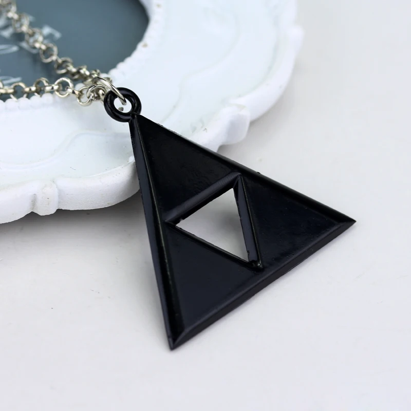 Легенда о Зельде Triforce треугольник сплав кулон ожерелье высокое качество подарок для женщин мужчин модные аксессуары игровые ювелирные изделия