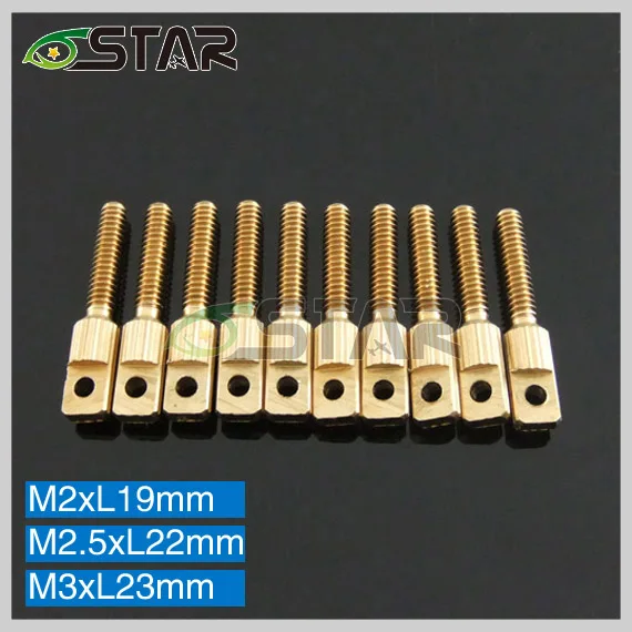Бесплатная доставка 10 шт./лот короткий шатун с плоской головкой и зубцами M2XL19mm