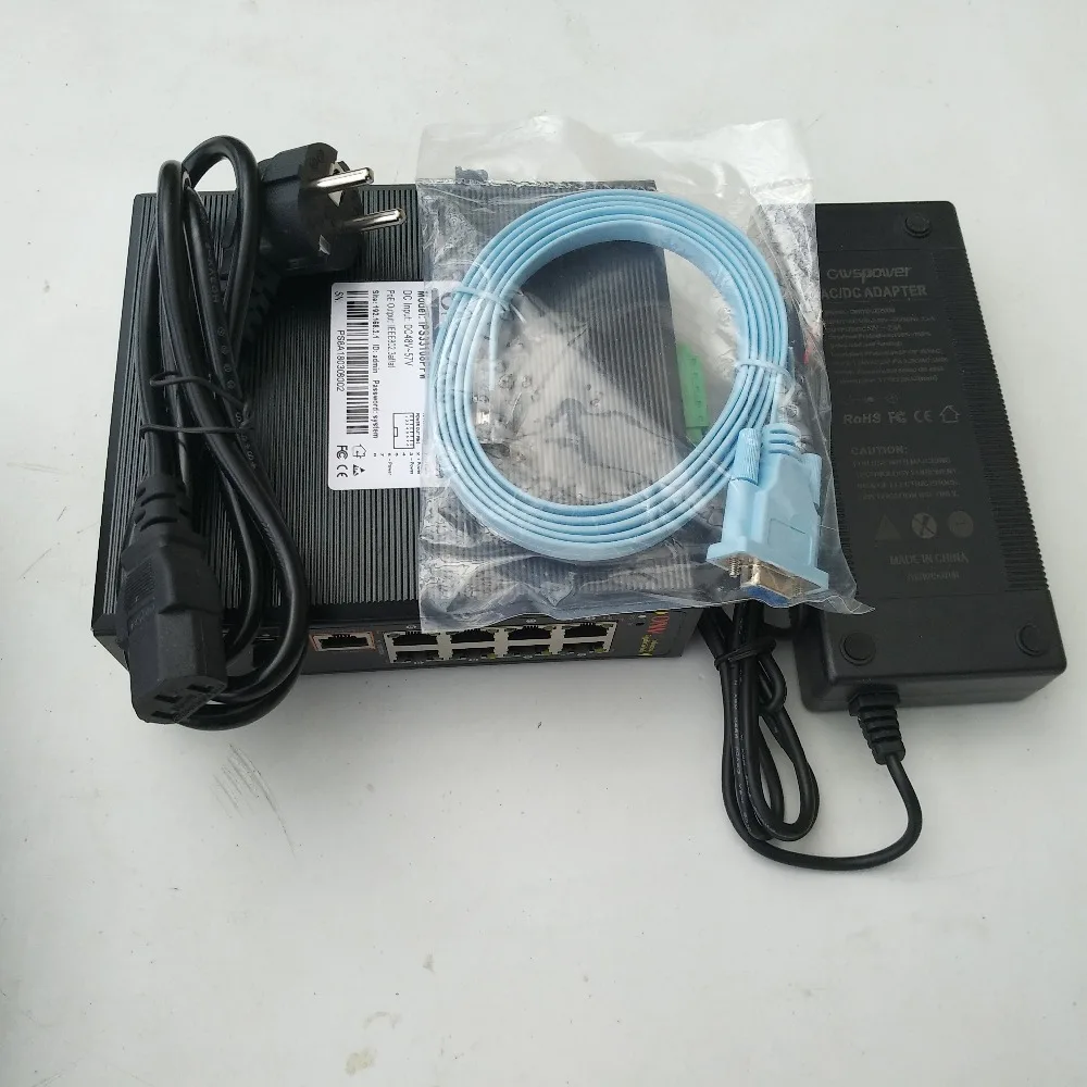 ONV промышленный управляемый коммутатор PoE с 8 портами PoE 10/100/1000M поддерживает IEEE 802.3af и 802.3at gigabit SFPONV-IPS33108PFM