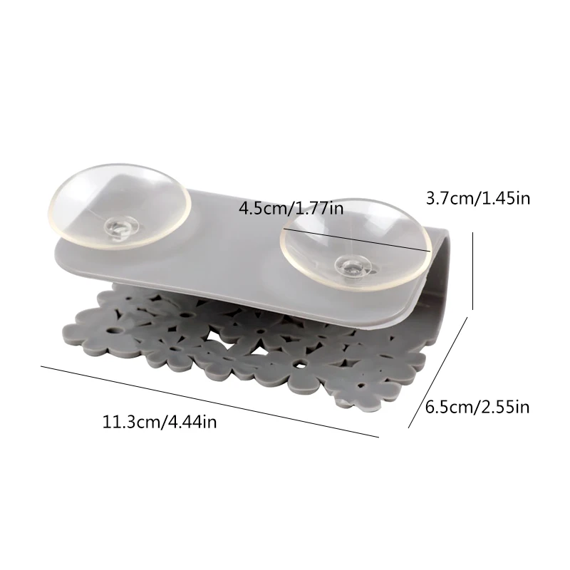 

Stouge 1PC Suction Cup Kitchen Dish Cloths Rack Hanger Wall mounted Sponge Soap Holder Clip Kitchen Bathroom Storage Drying Hook