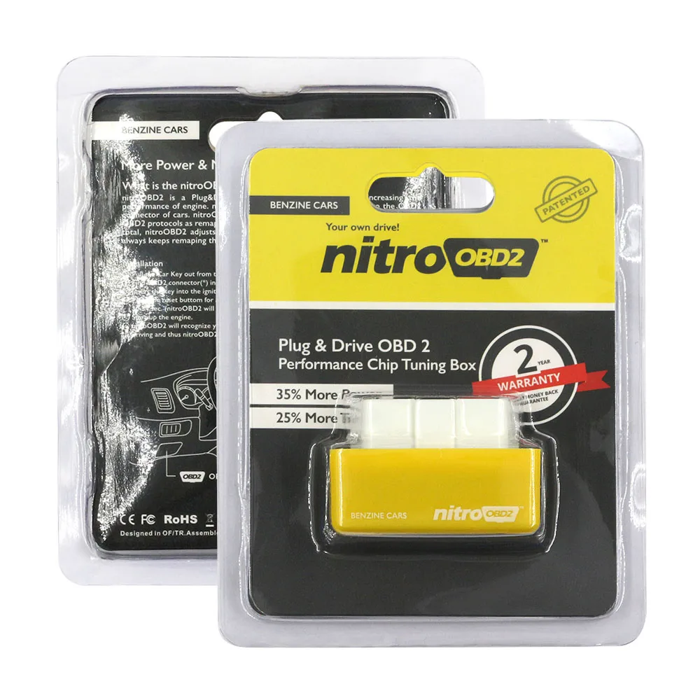 Новинка чип Nitro OBD2 для дизельного бензина штепсельная вилка и привод нитроobd2