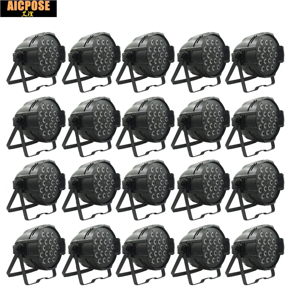 20 шт./лот 18*12 Вт светильник s Мощность вход и выход светодиодный Par 18x12 RGBW 4in1 Can 64