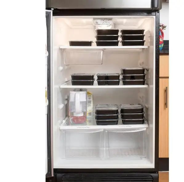 Посуда с 3 отделениями и крышками контейнер для хранения продуктов еды пикника