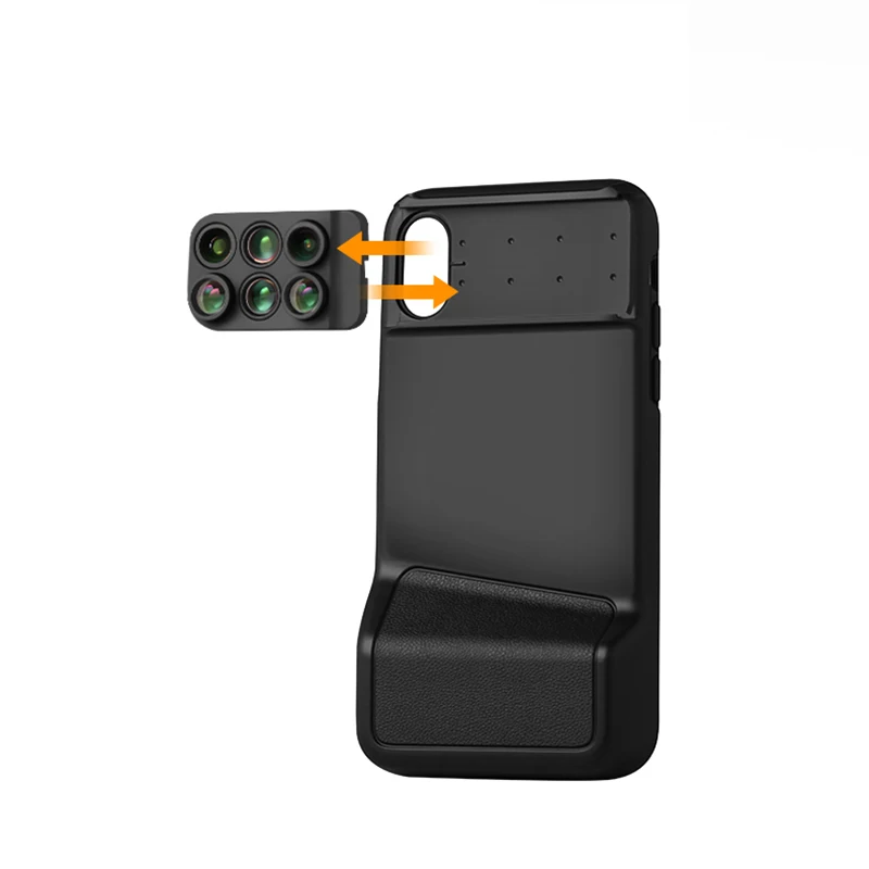 2018 Новинка для iPhone X линза двойной камеры с Bluetooth + рыбий глаз Широкоугольный макро