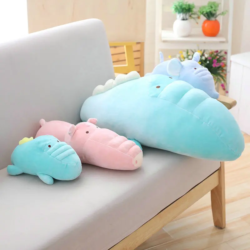 Милая плюшевая игрушка в виде слона свиньи Набивная игрушка-животное бегемота
