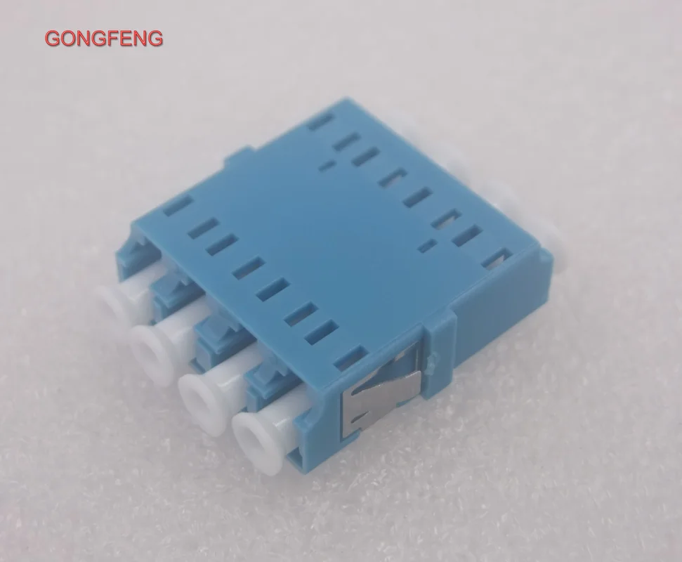 Gongfeng 100 шт. Лидер продаж телекоммуникационных LC/UPC оптического Волокно Разъем четыре фланец навесного специальные оптовые в Бразилию