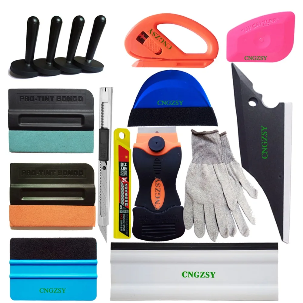 Автомобильный скребок для окон с изменением цвета тонировочная виниловая пленка
