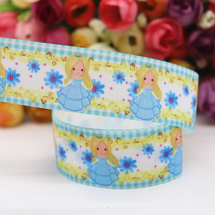 10 ярдов 1 "25 мм Grosgrain лента девушка печатные ленты пробки для бутылок DIY ремесла