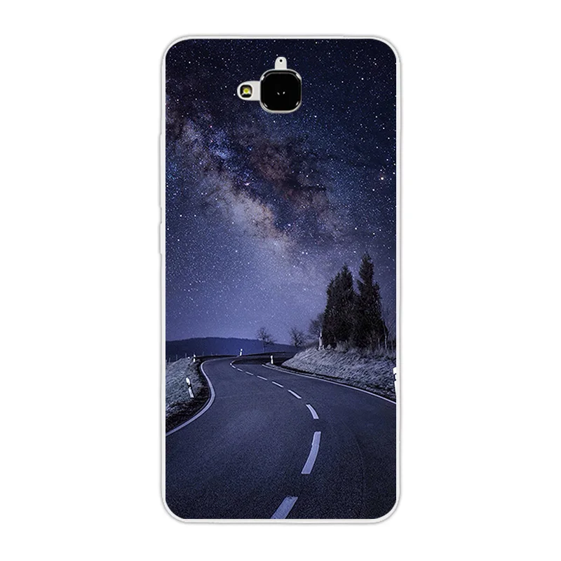 Мягкий силиконовый чехол для Huawei Y6 Pro / Honor Play 5X Enjoy 5 Holly 2 Plus с пейзажем 4C Capa|Бамперы|
