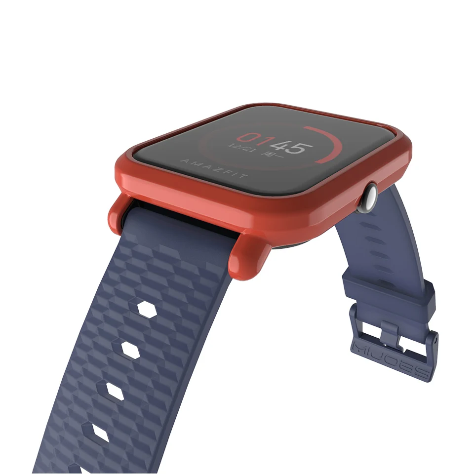 Спортивный силиконовый ремешок Mijobs для умных часов Xiaomi Huami Amazfit Bip Pace GTR 20 мм 22